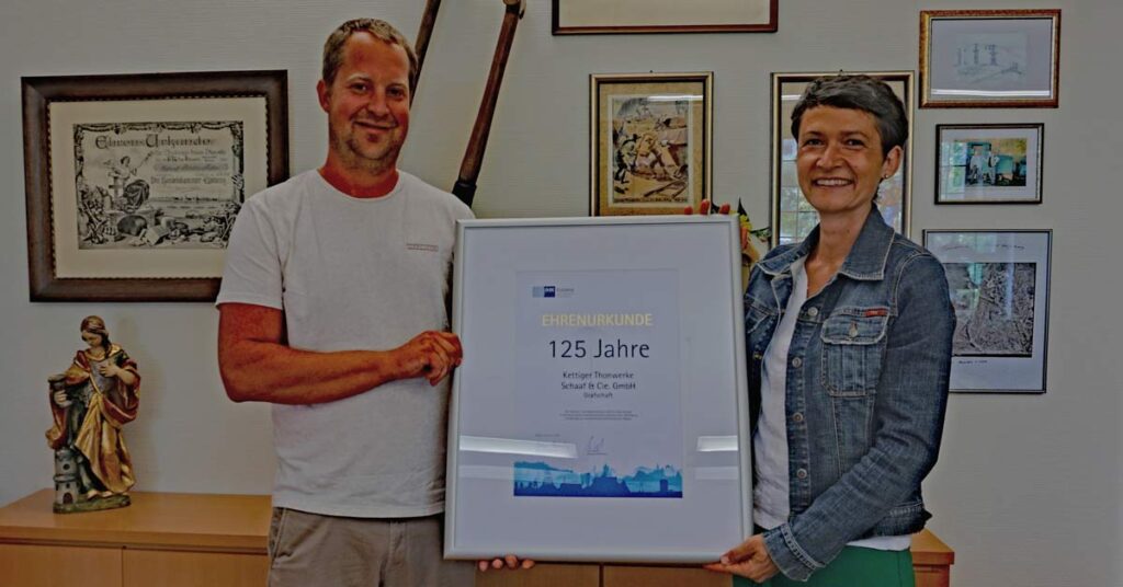 125 Jahre Kettiger Tonwerke in Grafschaft Lantershofen