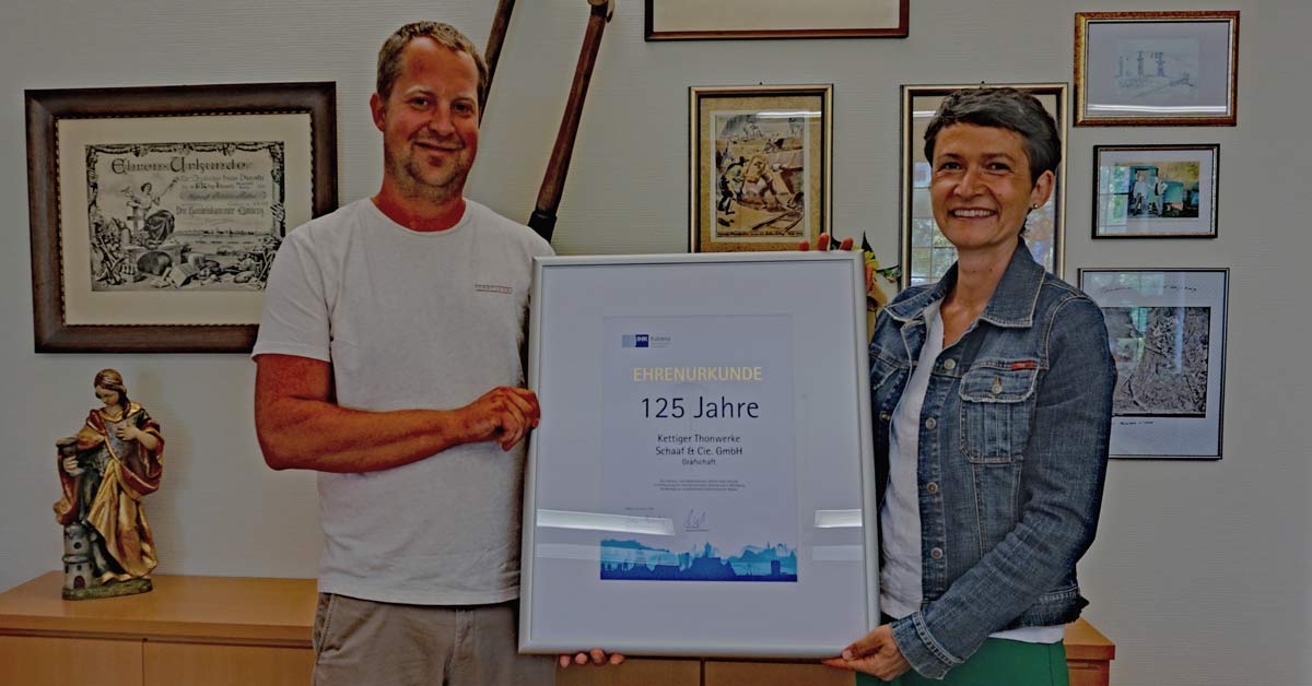 125 Jahre Kettiger Tonwerke in Grafschaft Lantershofen