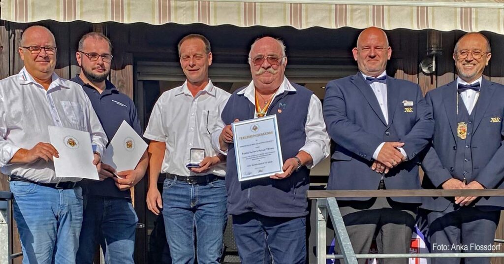 Ehrungen beim Sommerfest der Stadtsoldaten Remagen.