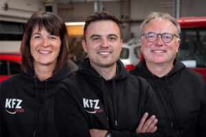 Die erfolgreichen Unternehmer: Britta, Philipp und Stefan, Jeub. 