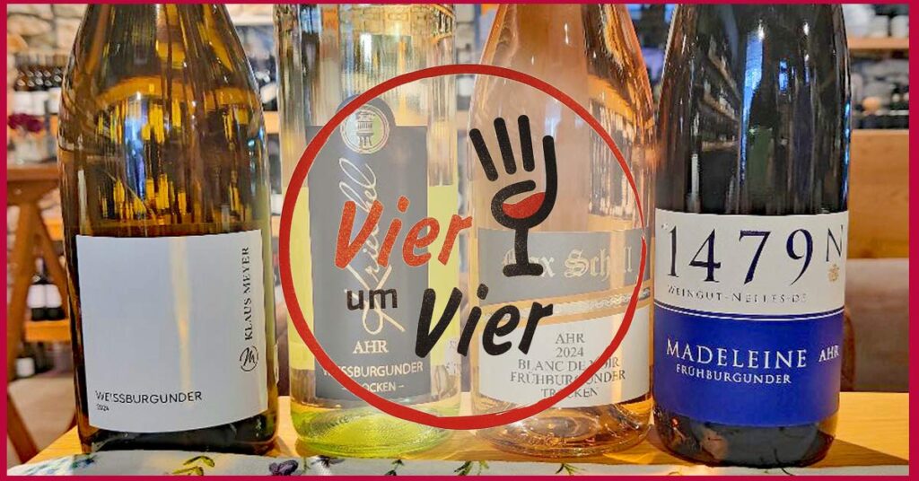"Vier um vier", die besondere Weinprobe bei Volker Danko.