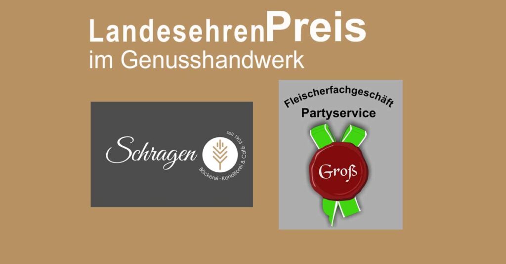 Zwei genussvolle Handwerksbetriebe aus dem Kreis Ahrweiler wurden am 14. September mit dem Landesehrenpreis im Genusshandwerk ausgezeichnet.