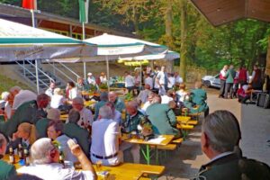 Der Schützenplatz in Brohl ist Austragungsort der Wettkämpfe. 