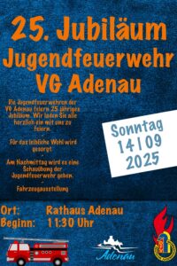 Die Geburtstagsparty steigt am 14. September in Adenau 