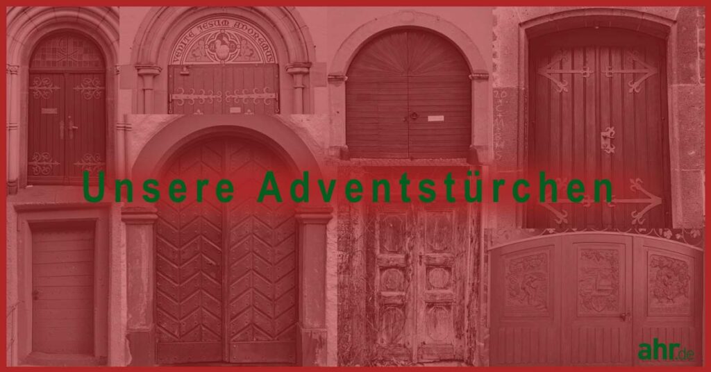 Ab morgen, 1. Dezember, startet die Advents-Bilderrätselaktion auf den Kanälen von ahr.de und Ihr seid herzlich eingeladen, jeden Tag mitzuraten!