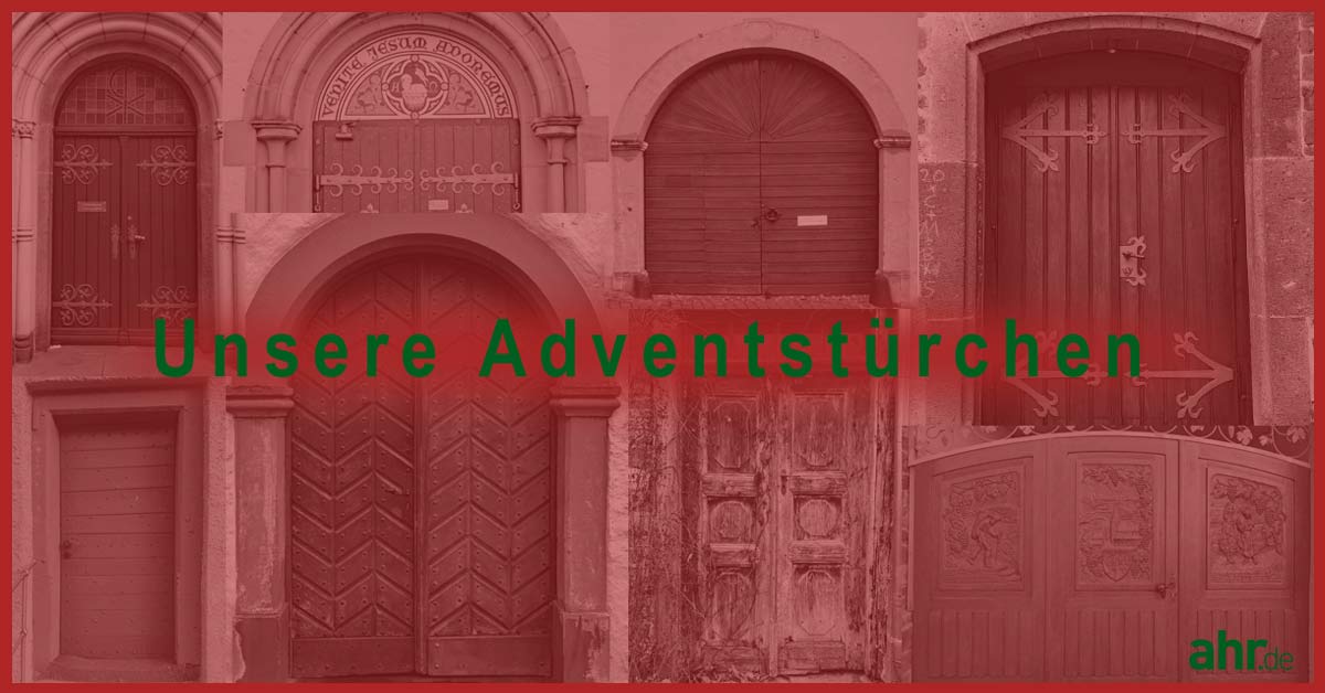Ab morgen, 1. Dezember, startet die Advents-Bilderrätselaktion auf den Kanälen von ahr.de und Ihr seid herzlich eingeladen, jeden Tag mitzuraten!
