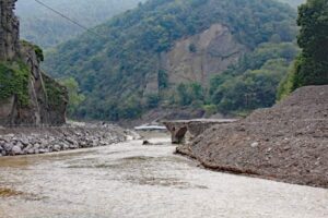 Sie Situation im Jahr 2021 an dem Naturdenkmal "Bunte Kuh" bei Walporzheim.