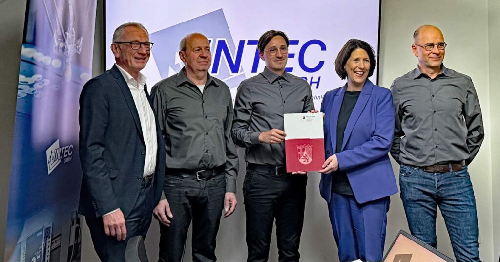Rund 482.000 Euro Förderung für die INTEC GmbH: Das Automatisierungsunternehmen erweitert seinen Standort in Bad Neuenahr-Ahrweiler und stärkt die Wirtschaft im Kreis Ahrweiler.