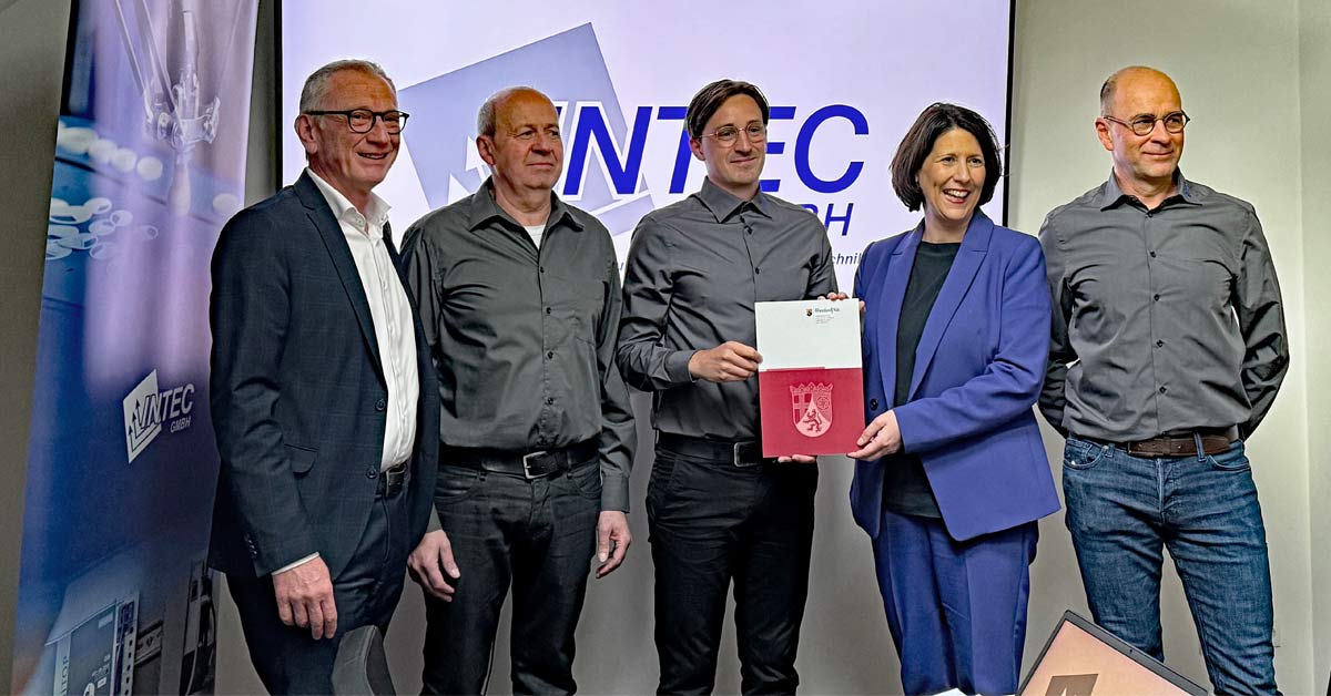 Rund 482.000 Euro Förderung für die INTEC GmbH: Das Automatisierungsunternehmen erweitert seinen Standort in Bad Neuenahr-Ahrweiler und stärkt die Wirtschaft im Kreis Ahrweiler.