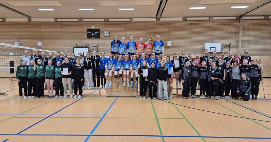 Die U20-Volleyballerinnen der LAF Sinzig überraschen beim Turnier in Neuwied mit einem Satzgewinn gegen den Favoriten und sichern sich einen beachtlichen 4. Platz.