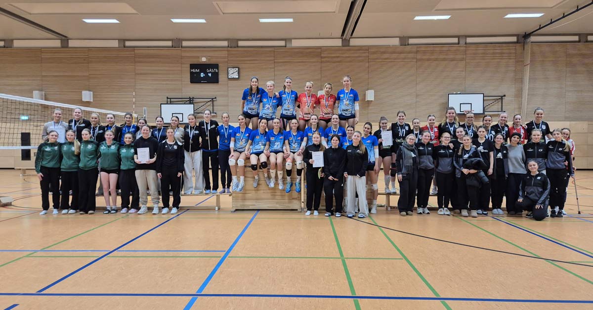 Die U20-Volleyballerinnen der LAF Sinzig überraschen beim Turnier in Neuwied mit einem Satzgewinn gegen den Favoriten und sichern sich einen beachtlichen 4. Platz.