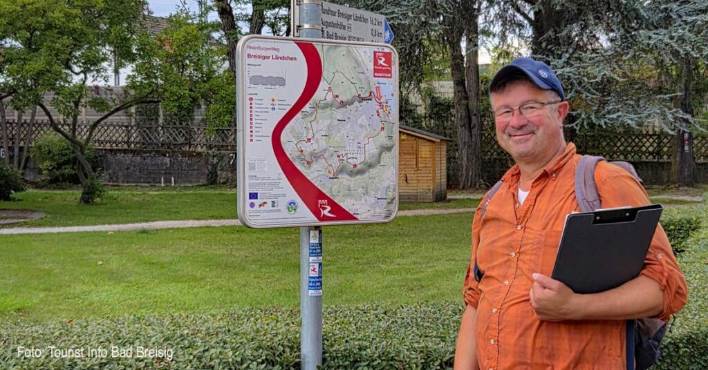Der Premiumwanderweg „Breisiger Ländchen“ bei Bad Breisig wurde erneut ausgezeichnet – geprüft von Manuel Andrack.