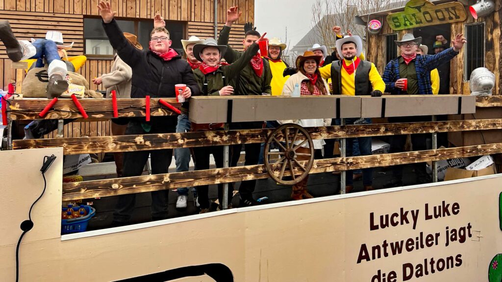 Antweiler Junggesellen fühlen sich in Reifferscheid wie Lucky Luke ...