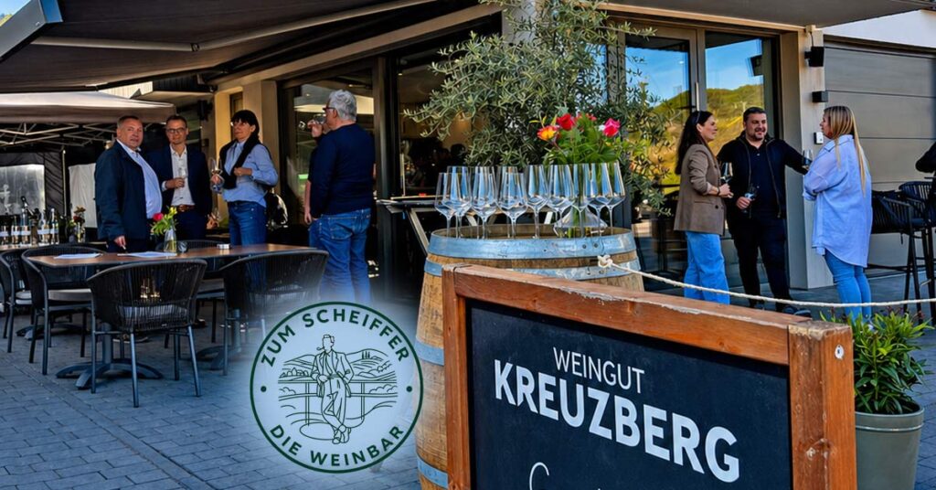 Gute Weine, große Idee: In Dernau hat die neue Weinbar "Zum Scheiffer" eröffnet, Und sie ist mehr als nur ein Ort für (Ahr-) Wein.