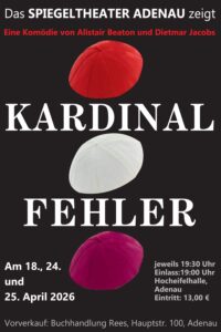 Brisantes Thema, kluge Komödie: „Kardinalfehler“ im Spiegeltheater Adenau