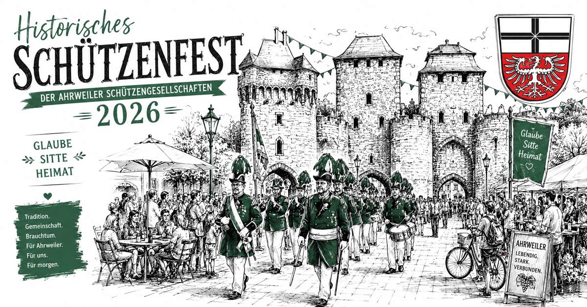 Am 30. Mai starten die Festivitäten in Ahrweiler.