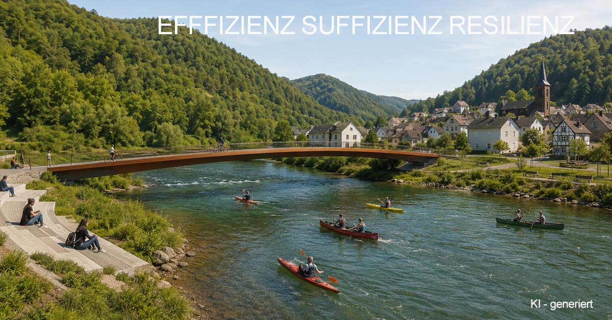 Die künftige Nepomukbrücke soll ohne Pfeiler in der Ahr entstehen.