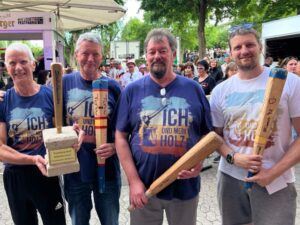 Die Sieger des Stöbelturniers: Die Holzköpfe.