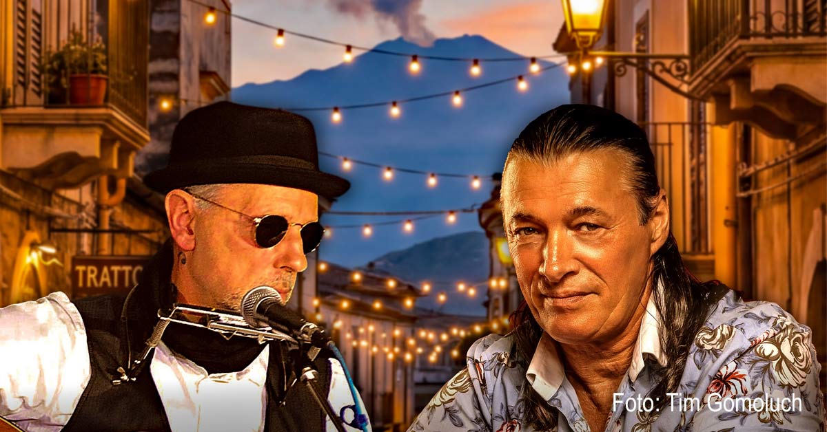 Wenn Santino De Bartolo und Lulo Reinhardt am Freitag, 17. Juli, die Bühne der Kaiserhalle in Burgbrohl betreten, weht ein warmer Wind von Poesie und Leidenschaft durch die Kaiserhalle.
