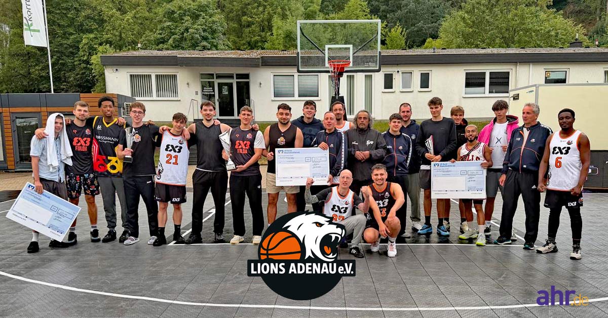 Der 2. Köllemann 3x3 Cup hatte trotz Regen einiges zu bieten: starke Duelle, einen erfolgreichen Titelverteidiger und Platz vier für die Lions Adenau. Doch über den Turniertag hinaus gibt es eine Entwicklung, die Basketball künftig an ganz neue Orte im Kreis Ahrweiler bringen kann.