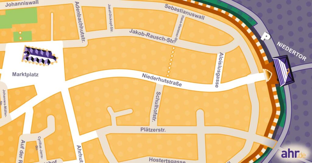 Am Donnerstag, 3. September 2026, feiern Stadtverwaltung und Aufbau- und Entwicklungsgesellschaft von 17 bis 21 Uhr den vorläufigen Abschluss der Wiederaufbauarbeiten und die damit verbundene Eröffnung der Niederhutstraße. Gleichzeitig findet der Shopping-Genuss-Abend statt.