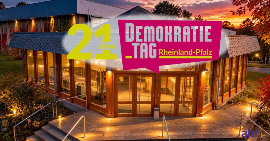 „Heimat verlassen! Heimat gefunden?“: Abend über Demokratie in Remagen. Die Veranstaltung ist Teil der Langen Nacht der Demokratie des Landes Rheinland-Pfalz. Veranstalter sind die Kreisvolkshochschulen Ahrweiler und Neuwied sowie das Friedensmuseum Brücke von Remagen.