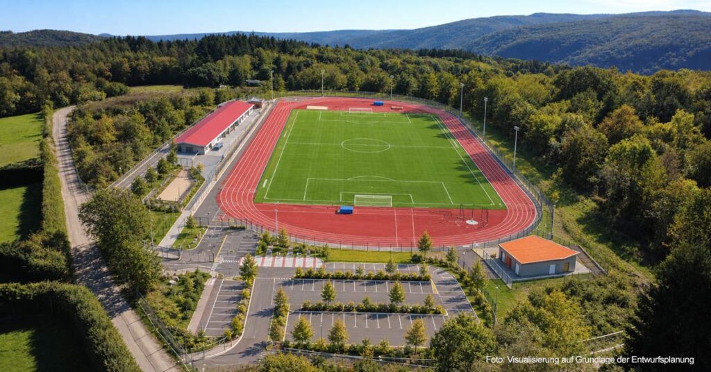 So soll die neue Sportanlage oberhalb von Dernau aussehen.